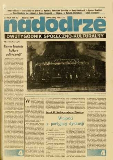 Nadodrze: dwutygodnik społeczno-kulturalny, nr 10 (10 maja 1981 R.)