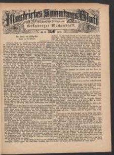 Illustrirtes Sonntags Blatt: W&ouml;chentliche Beilage zum Gr&uuml;nberger Wochenblatt, No. 19. (1879)