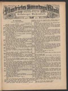 Illustrirtes Sonntags Blatt: W&ouml;chentliche Beilage zum Gr&uuml;nberger Wochenblatt, No. 27. (1879)