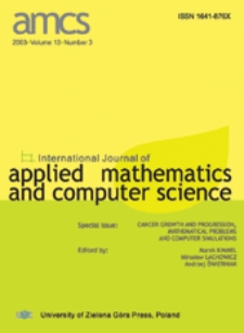 International Journal of Applied Mathematics and Computer Science (AMCS) 2003, volume 13, number 3
