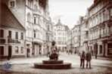 Zielona Góra; ul. Żeromskiego, Pomnik Bachusa