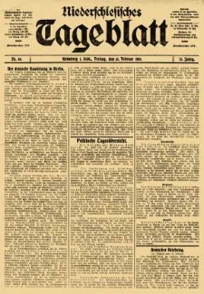 Niederschlesisches Tageblatt, no 44 (Freitag, den 21. Februar 1913)