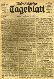Niederschlesisches Tageblatt, no 53 (Dienstag, den 4. März 1913)