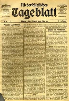 Niederschlesisches Tageblatt, no 66 (Mittwoch, den 19. März 1913)