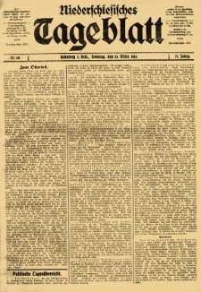 Niederschlesisches Tageblatt, no 69 (Sonntag, den 23. M&auml;rz 1913)