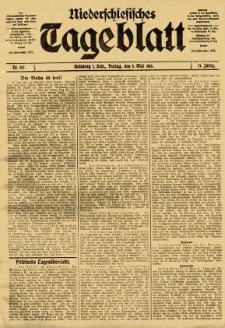 Niederschlesisches Tageblatt, no 107 (Freitag, den 9. Mai 1913)