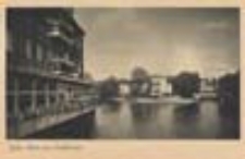 Gubin / Guben; Blick zum Stadttheater; Widok na Teatr Miejski