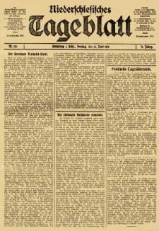 Niederschlesisches Tageblatt, no 136 (Freitag, den 13. Juni 1913)
