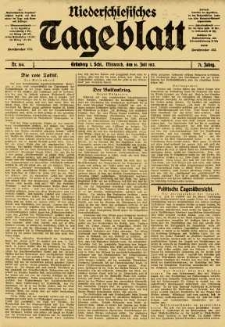 Niederschlesisches Tageblatt, no 164 (Mittwoch, den 16. Juli 1913)