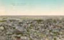 Gubin / Guben in der Baumblüte; Blick vom Bismarck-Turm