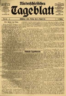 Niederschlesisches Tageblatt, no 202 (Freitag, den 29. August 1913)