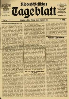 Niederschlesisches Tageblatt, no 214 (Freitag, den 12. September 1913)