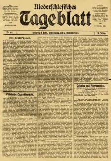 Niederschlesisches Tageblatt, no 261 (Donnerstag, den 6. November 1913)
