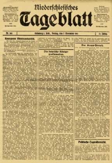 Niederschlesisches Tageblatt, no 262 (Freitag, den 7. November 1913)
