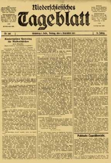 Niederschlesisches Tageblatt, no 285 (Freitag, den 5. Dezember 1913)