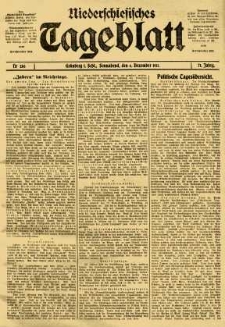 Niederschlesisches Tageblatt, no 286 (Sonnabend, den 6. Dezember 1913)