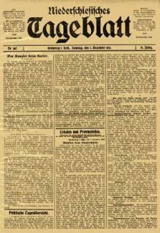 Niederschlesisches Tageblatt, no 287 (Sonntag, den 7. Dezember 1913)