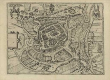 Die Stat Swybvschin in nider Schlesien : [plan miasta z lotu ptaka] [Dokument kartograficzny]