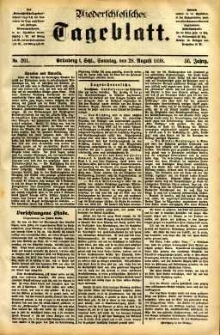 Niederschlesisches Tageblatt, no 201 (Grünberg i. Schl., Sonntag, den 28. August 1898)
