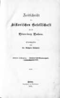 Zeitschrift der Historischen Gesellschaft f&uuml;r die Provinz Posen, Jg. 10 (1895)