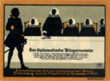 Einnahme derersten schlesischen Stadt Grünberg durch Friedrich d. Grossen (1740) / Przejęcie śląskiego miasta Zielona Góra przez Fryderyka Wielkiego (1740)