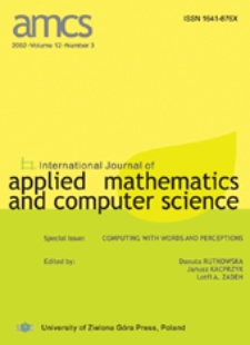 International Journal of Applied Mathematics and Computer Science (AMCS) 2002, volume 12, number 3