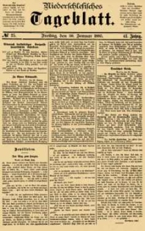 Niederschlesisches Tageblatt, no 25 (Freitag, den 30. Januar 1885)