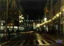 Zielona Góra; Fragment placu Bohaterów Stalingradu i ulicy Stefana Żeromskiego