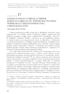 Gesine Schwan i Cornelia Pieper koordynatorkami ds. niemiecko-polskiej współpracy międzyspołecznej i przygranicznej