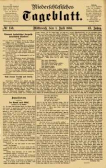 Niederschlesisches Tageblatt, no 150 (Mittwoch, den 1. Juli 1885)