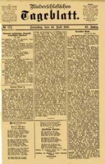 Niederschlesisches Tageblatt, no 172 (Sonntag, den 26. Juli 1885)