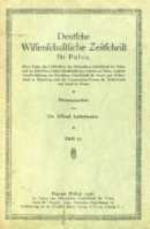 Deutsche Wissenschaftliche Zeitschrift f&uuml;r Polen: Neue Folge der Zeitschriften der Historischen Gesellschaft f&uuml;r Posen und des Deutschen Naturwissenschaftlichen Vereins f&uuml;r Gro&szlig;polen, zugleich Ver&ouml;ffentlichung der Deutschen Gesellschaft f&uuml;r Kunst und Wissenschaft in Bromberg und des Coppernicus-Vereins f&uuml;r Wissenschaft und Kunst in Thorn, Heft 35