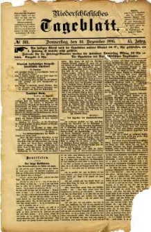 Niederschlesisches Tageblatt, no 301 (Donnerstag, den 24. Dezember 1885)