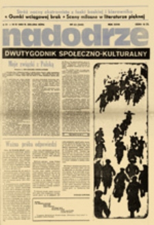 Nadodrze: dwutygodnik społeczno-kulturalny, nr 23 (6 listopada-19 listopada 1983)