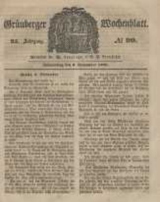 Grünberger Wochenblatt, No. 90. (8. November 1849).
