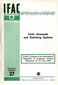 Finite Automata and Switching Systems = Automaty skończone i układy przełączające (27)