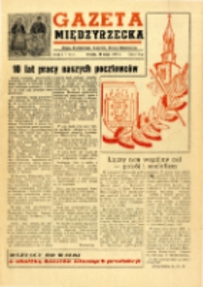 Gazeta Międzyrzecka: Organ Powiatowego Frontu Narodowego, nr 3 (sobota, 14 maja 1955 r.)