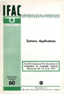 Systems Applications = Zastosowanie teorii system&oacute;w (60)