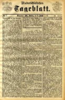 Niederschlesisches Tageblatt, no 7 (Gr&uuml;nberg i. Schl., Sonntag, den 8. Januar 1893)