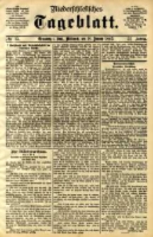 Niederschlesisches Tageblatt, no 15 (Grünberg i. Schl., Mittwoch, den 18. Januar 1893)