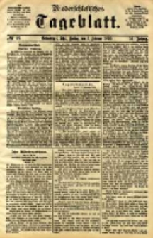 Niederschlesisches Tageblatt, no 29 (Grünberg i. Schl., Freitag, den 3. Februar 1893)