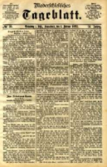 Niederschlesisches Tageblatt, no 30 (Grünberg i. Schl., Sonnabend, den 4. Februar 1893)