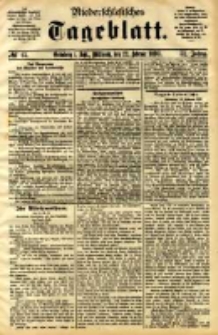 Niederschlesisches Tageblatt, no 45 (Gr&uuml;nberg i. Schl., Mittwoch, den 22. Februar 1893)