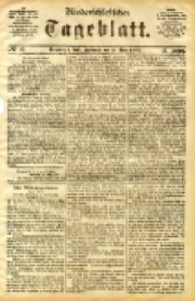 Niederschlesisches Tageblatt, no 63 (Grünberg i. Schl., Mittwoch, den 15. März 1893)