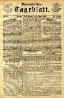 Niederschlesisches Tageblatt, no 68 (Grünberg i. Schl., Dienstag, den 21. März 1893)