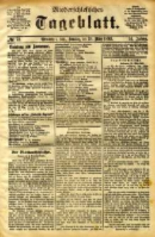 Niederschlesisches Tageblatt, no 73 (Grünberg i. Schl., Sonntag, den 26. März 1893)