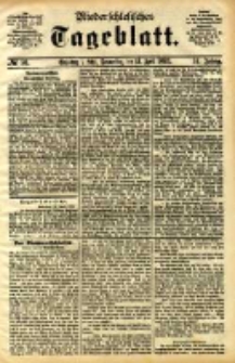 Niederschlesisches Tageblatt, no 86 (Gr&uuml;nberg i. Schl., Donnerstag, den 13. April 1893)