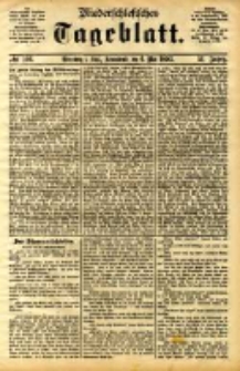 Niederschlesisches Tageblatt, no 106 (Gr&uuml;nberg i. Schl., Sonnabend, den 6. Mai 1893)