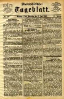 Niederschlesisches Tageblatt, no 138 (Grünberg i. Schl., Donnerstag, den 15. Juni 1893)