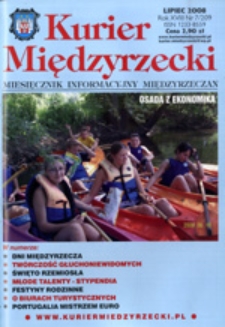 Kurier Międzyrzecki. Miesięcznik Informacyjny Międzyrzeczan, nr 7 (lipiec 2008 r.)